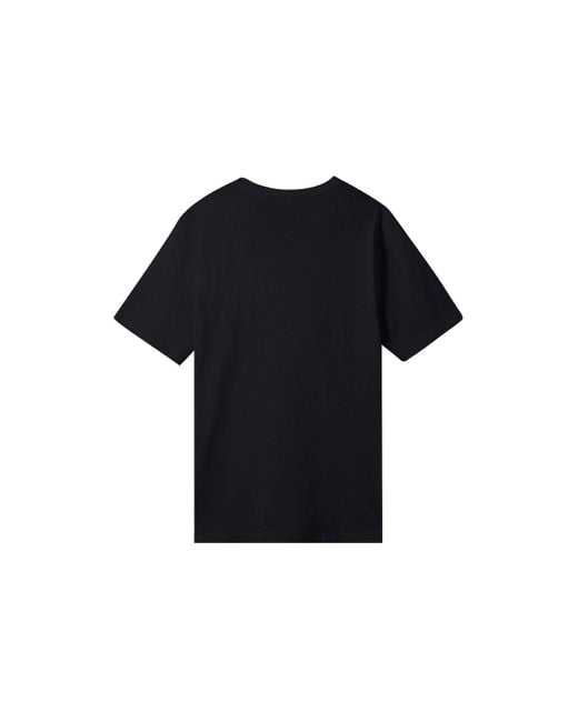 Nike Black Jumpman Logo Embroidered Sports Round Neck Short Sleeve for men