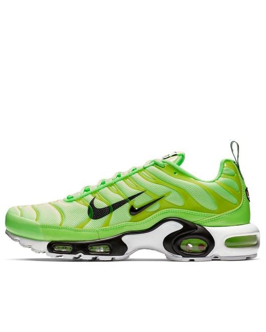 Nike Green Air Max Plus Premium 'Overbranding Lime Blast' for men