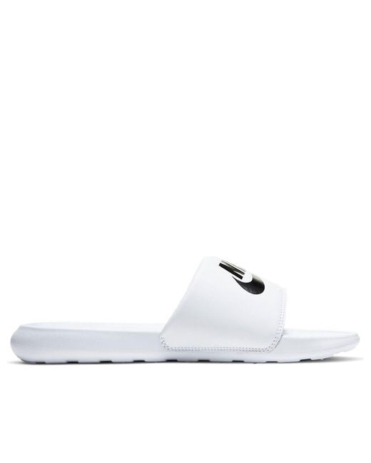 Nike White Victori One Slide for men
