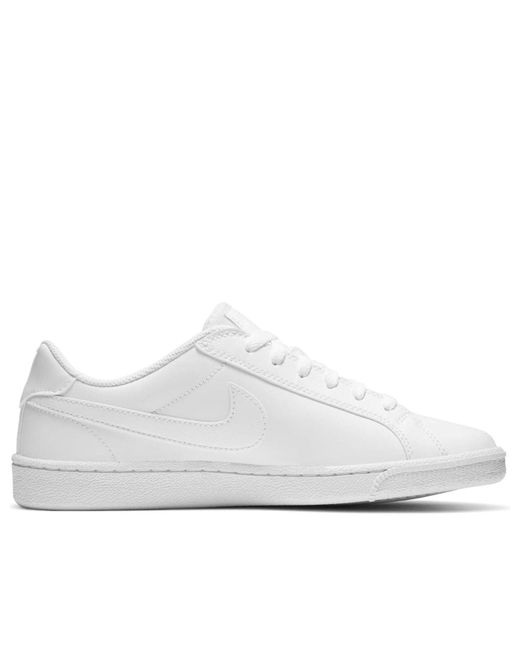 Nike White (Wmns) Court 'Majestic Fuchsia'