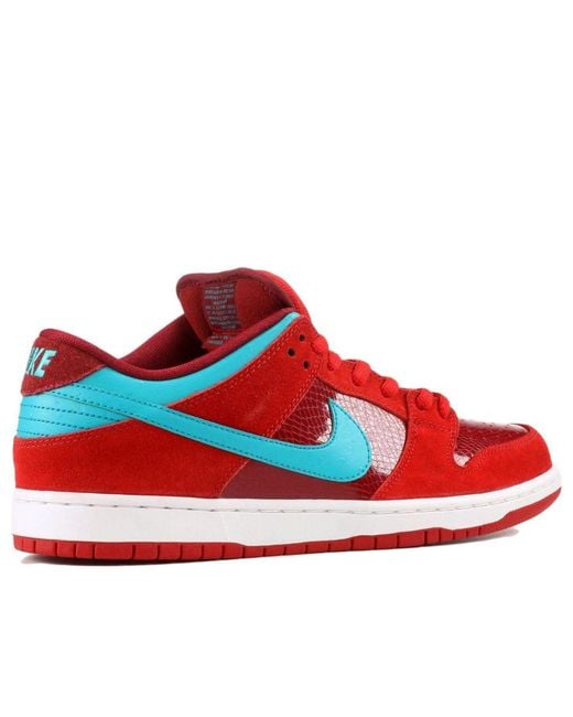 Nike Red Sb Dunk Low Pro 'Brickhouse Turbo' for men