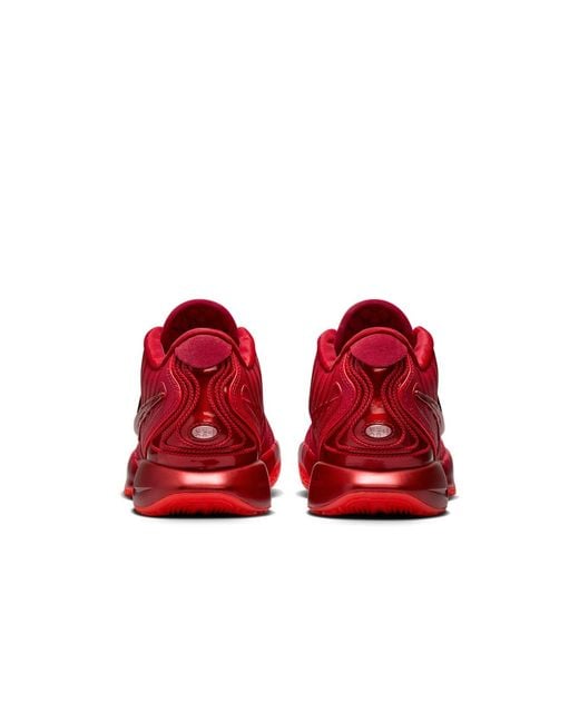 Nike Red Lebron Xxi Basketball Shoes for men