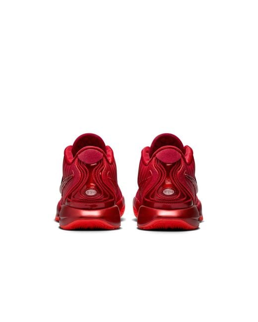 Nike Red Lebron Xxi Basketball Shoes for men