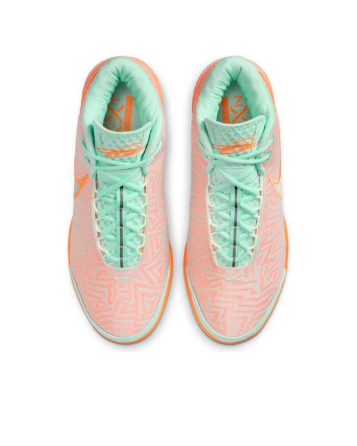 Nike Orange Zoom Lebron Nxxt Genisus Ep 'Mint Foam Bright Citrus' for men