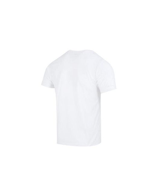 PUMA White Performance Training Graphic Tee for men