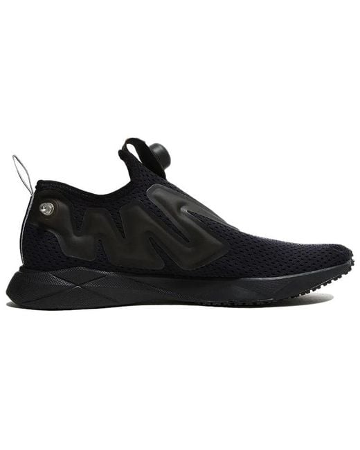 Reebok Black Pump Supreme Tape Stark' for men