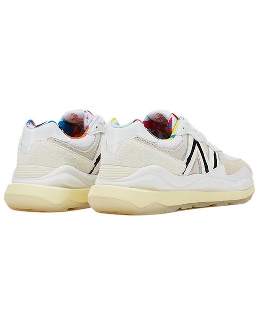 New Balance White 57/40 'Pride' for men
