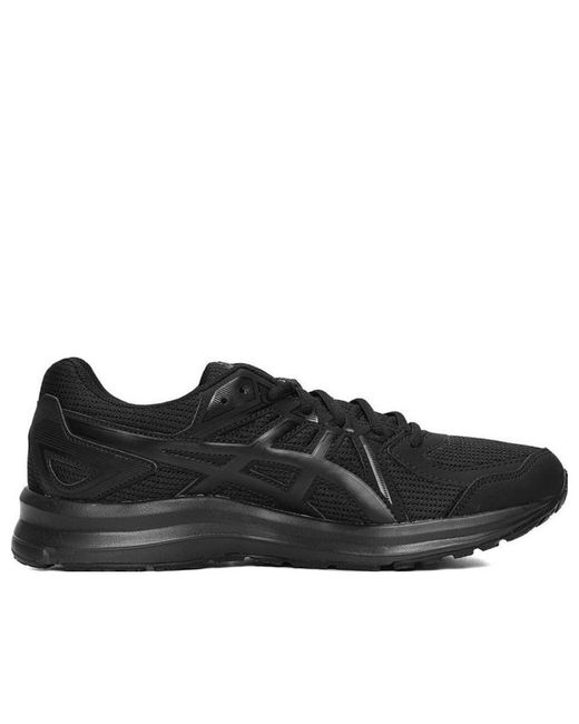 Asics Black Jog 100 2 4E Wide 'Triple' for men