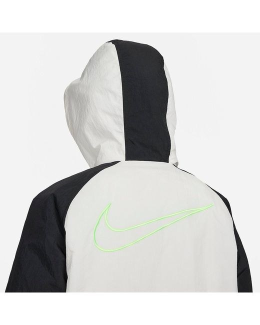 Nike Gray Woven Basketball Jacket for men