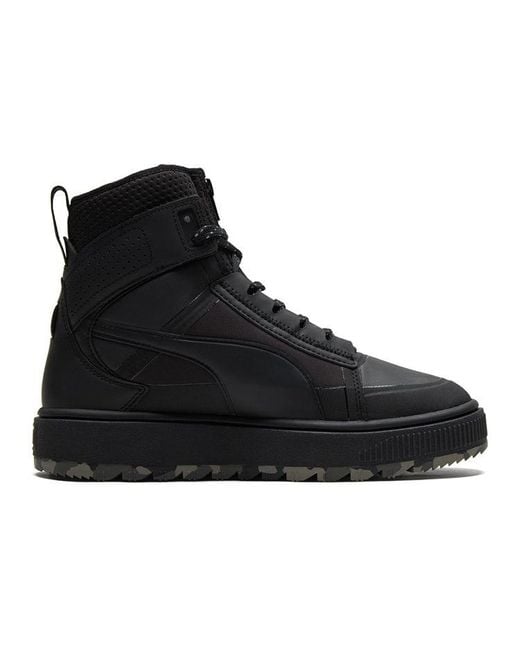 PUMA Black Suede Mid Ad4Pt Dark Shadow' for men