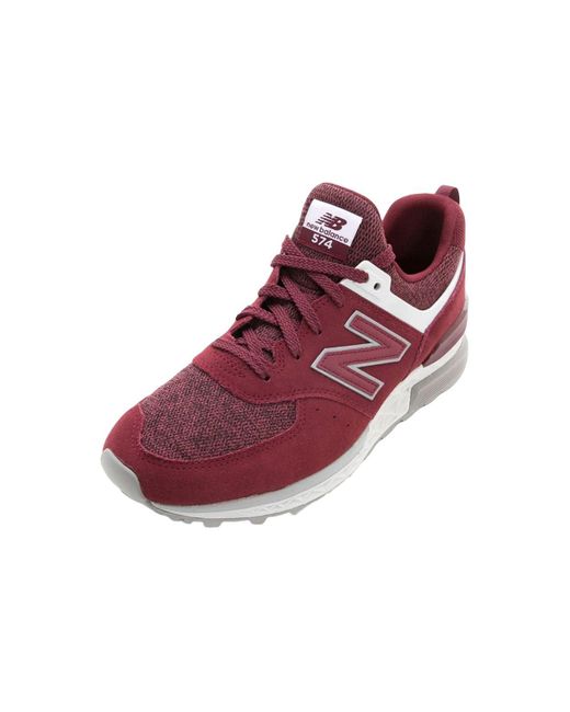 New Balance Red 574 Sport 'Burgundy' for men