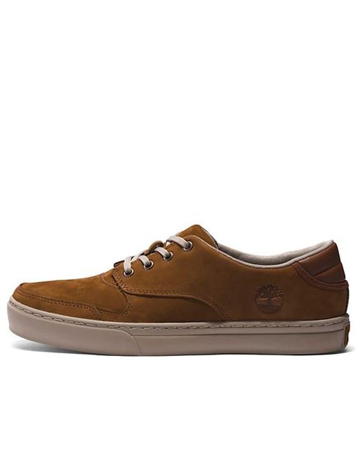 Timberland Brown Adventure 2.0 Oxford Shoes 'Rust Nubuck' for men