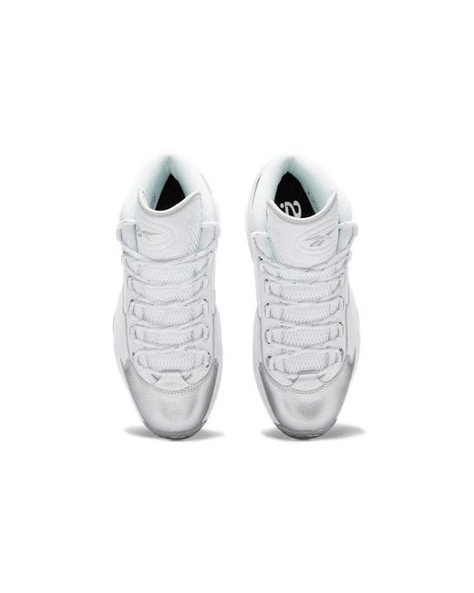 Reebok White Question Mid '25Th Anniversary' for men