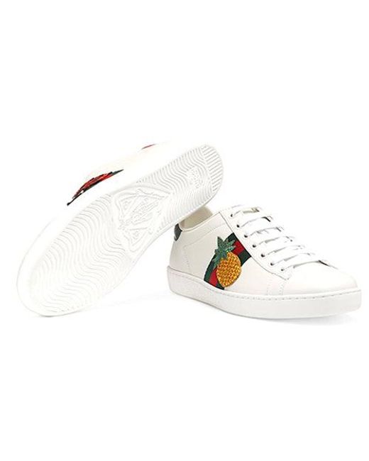 Gucci White (Wmns) Ace 'Pineapple'