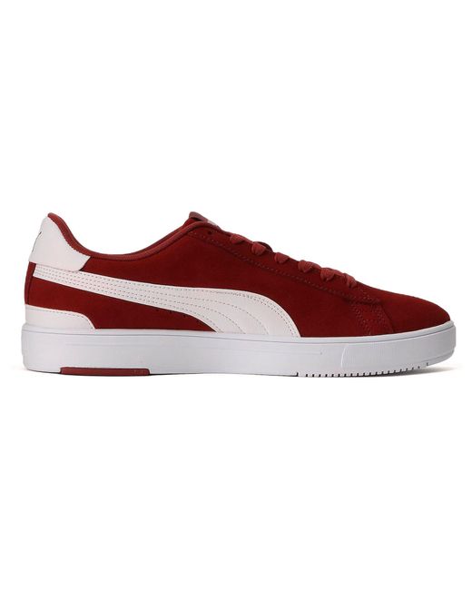 PUMA Red Saab Pro Suede Shoes 'Intense' for men