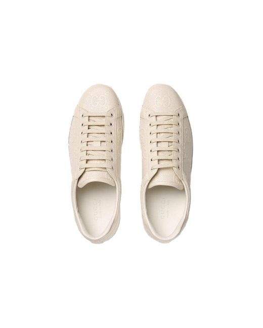 Gucci Natural Ace 'Gg Embossed for men