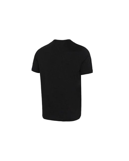 PUMA Black Running Training Gym Breathable Casual Sports Round Neck Short Sleeve for men