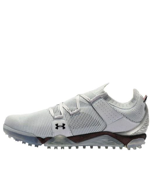 Under Armour Gray Hovr Tour Spikeless Wide E 'Halo' for men