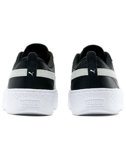 PUMA Blue (Wmns) Smash Platform Leather