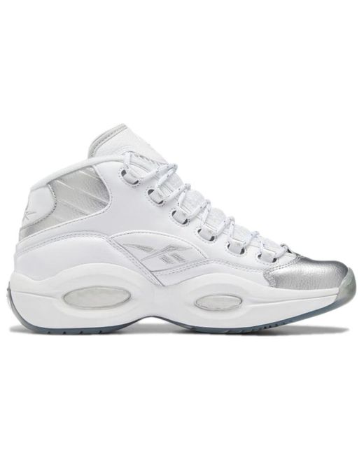 Reebok White Question Mid '25Th Anniversary' for men