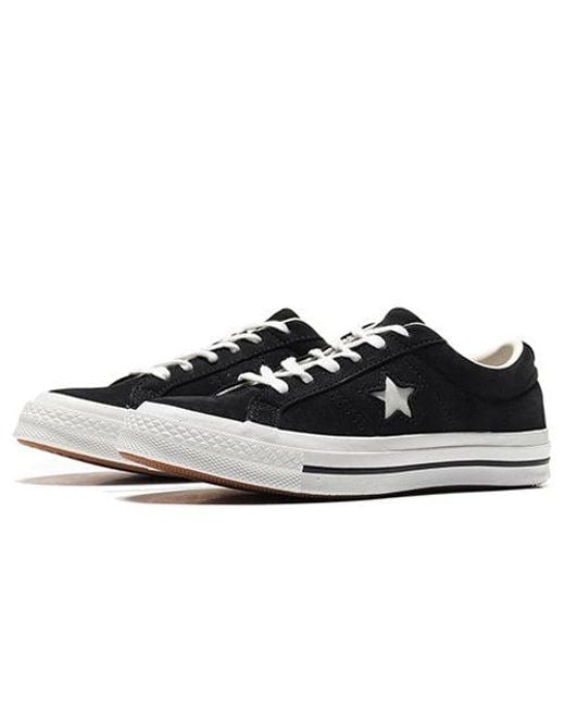 Converse Black One Star Ox Egret' for men