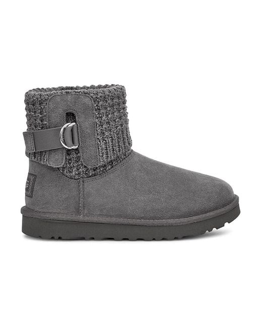 Ugg Black (Wmns) Classic Solene Mini Cozy Stay Warm Outdoor Casual