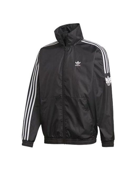 Adidas Black Casual Loose Training Sports Running Jacket for men