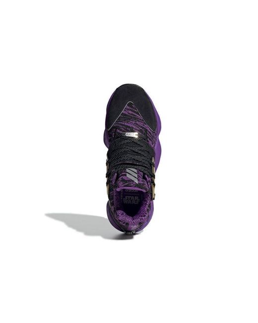 Adidas Purple X Star Wars Harden Volume 4 'Lightsaber' for men