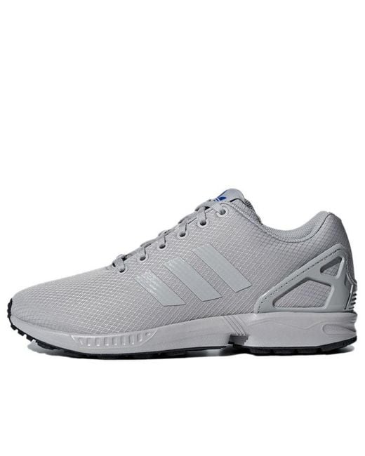 adidas Originals Zx Flux Running Shoes in Gray for Men | Lyst