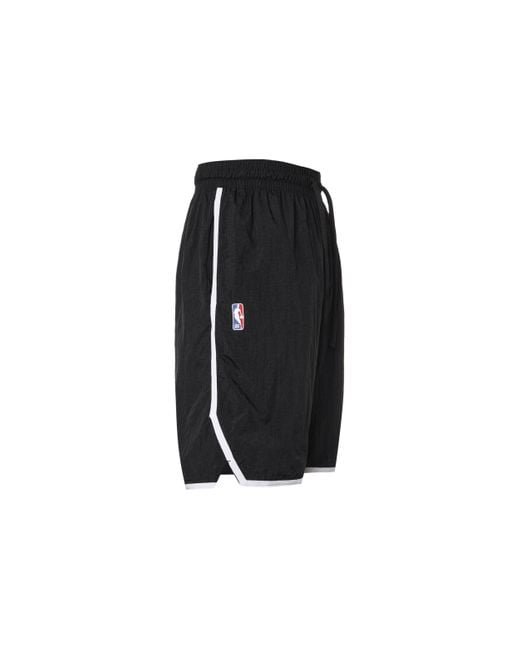 Nike Black Brooklyn Nets Breathable Casual Basketball Shorts for men