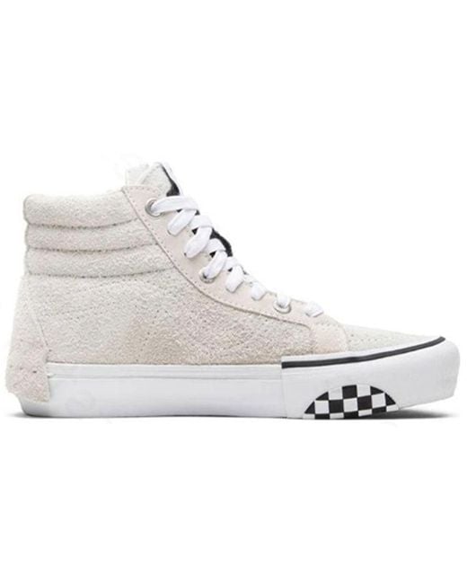 Vans White Sk8-Hi Cap Lx 'Marshmallow' for men