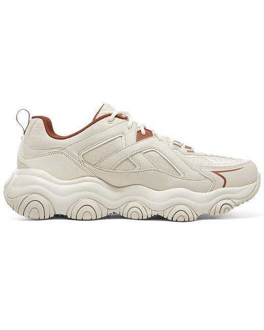 Skechers White D'Lites 1.0 Sneakers for men