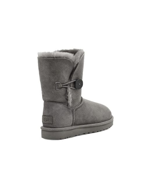 Ugg Gray (Wmns) Bailey Button Ii Boot Fleece Lined