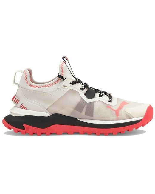 PUMA White Voyage Nitro Black/red/gray