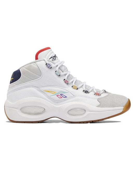 Reebok White Question Mid 'International Hoops'