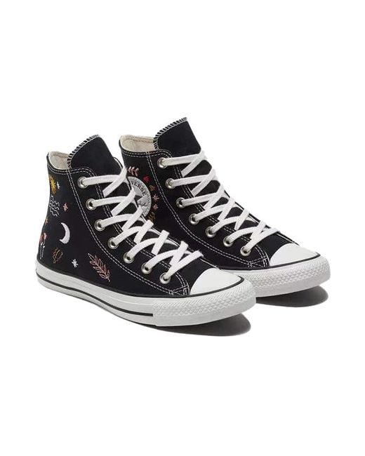 Converse Black (Wmns) Chuck Taylor All Star High 'It's Okay To Wander'