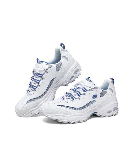 Skechers White D Lites 1.0 for men