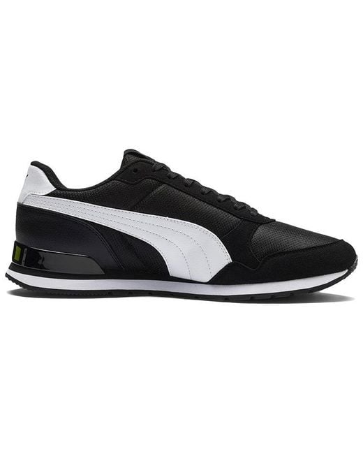 PUMA Black St Runner V2/ Low Sneakers for men
