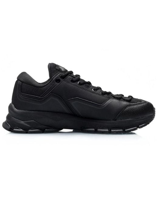 Li-ning Blue Hiking Shoes 'Triple' for men