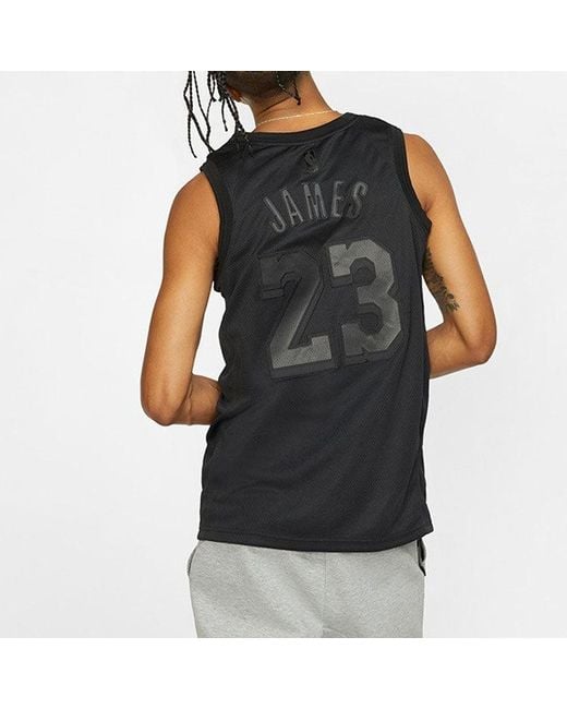 Nike Black Connected Jersey Nba Lakers Lebron James Mvp for men