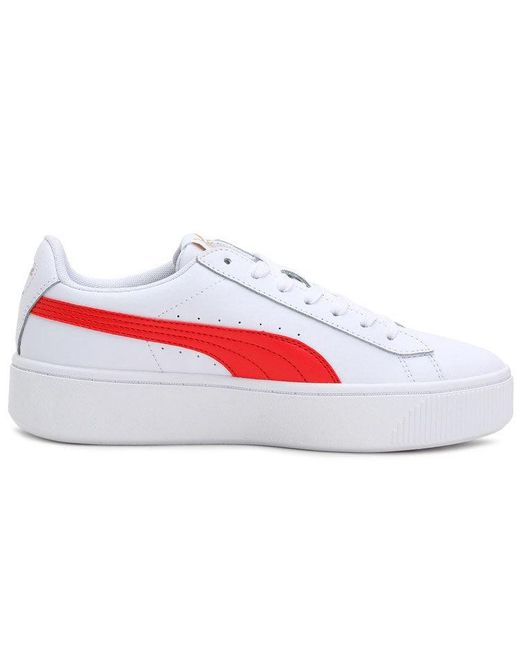 PUMA White (Wmns) Vikky Stacked Leisure Sneakers