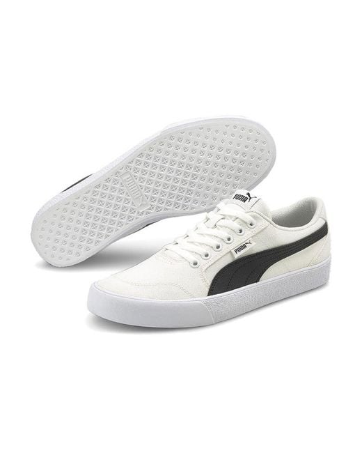 PUMA White C-Skate Vulc for men