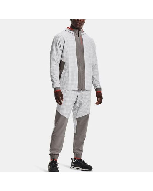 Under Armour Gray Rush Legacy Jacket for men