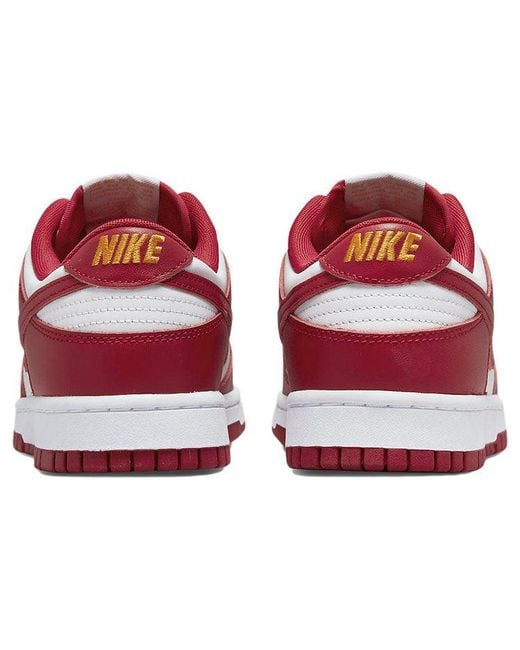 Nike Red Dunk Low 'Gym' for men