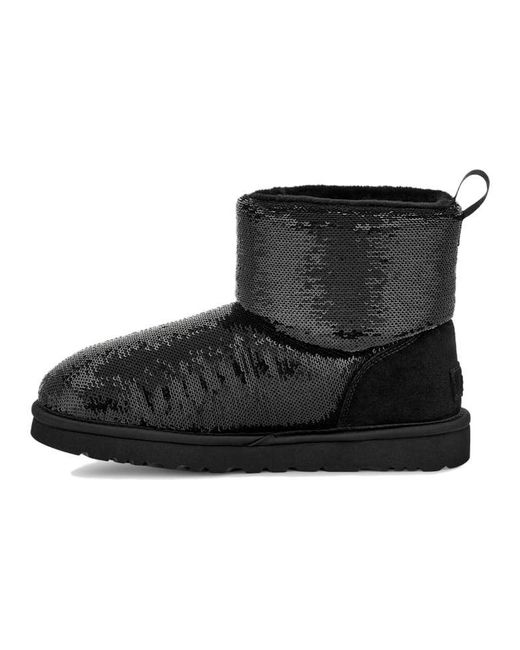 Ugg Black (Wmns) Classic Mini Boot Mirror Ball