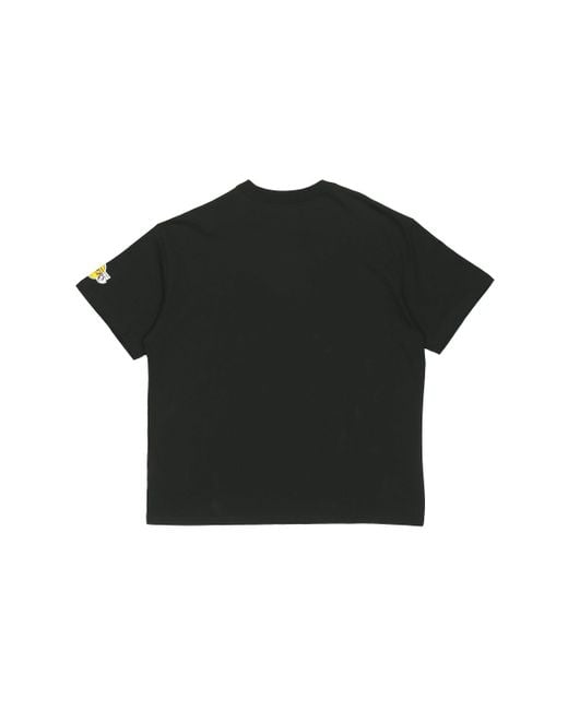 Nike Black Nba Los Angeles Lakers Alphabet Printing Basketball Sports Round Neck Short Sleeve for men
