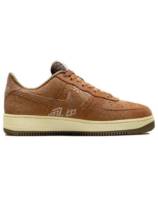 Nike Air Force 1 Low 'nai-ke - The One Line' in Brown for Men Lyst
