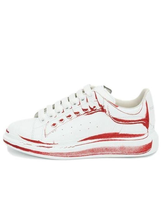 McQueen White Oversized Sneaker Lust Print' for men