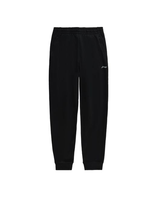 Li-ning Black Reflective Logo Joggers Pants for men