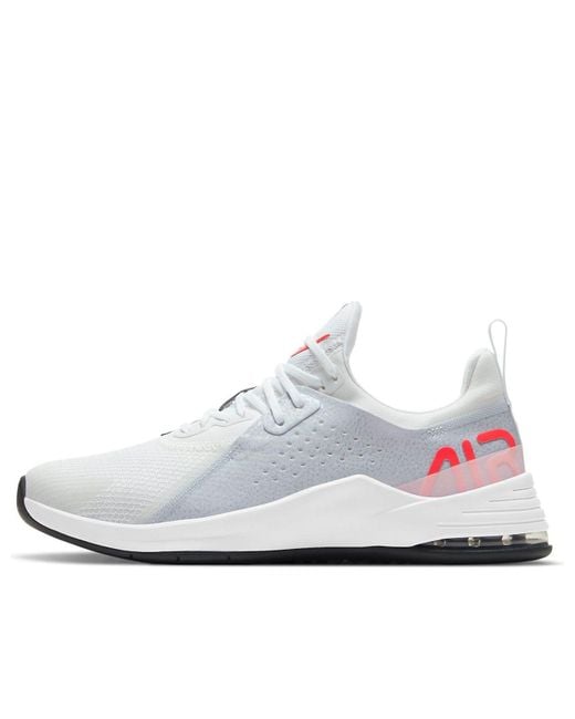 Nike White Air Max Bella Tr Trainer 3 'football Grey Bright Crimson'